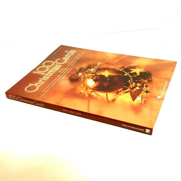 100 Christmas Carols Songbook Piano Guitar Vocals Hal Leonard 12" x 9" Songbook - Picture 2 of 3